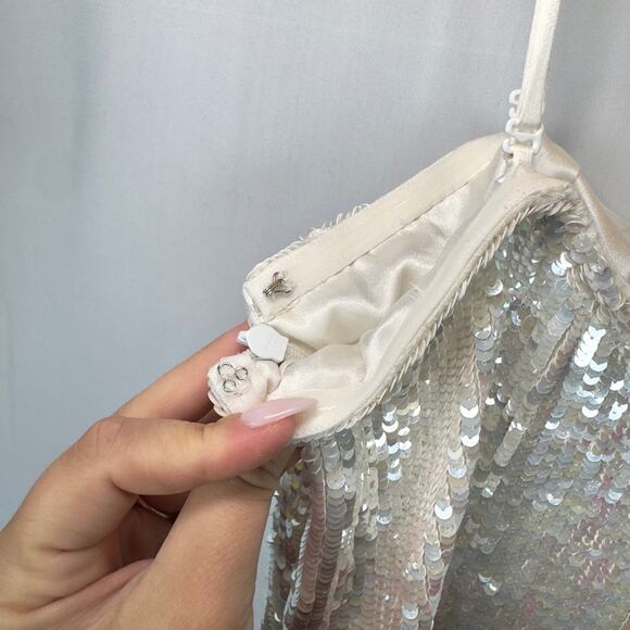 Audrey Adele Danielle Sequin Feather Dress Anthropologie Size Medium NWT - Picture 10 of 12